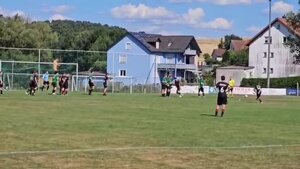 Freistoß zum 1:1 - Erwin Springer