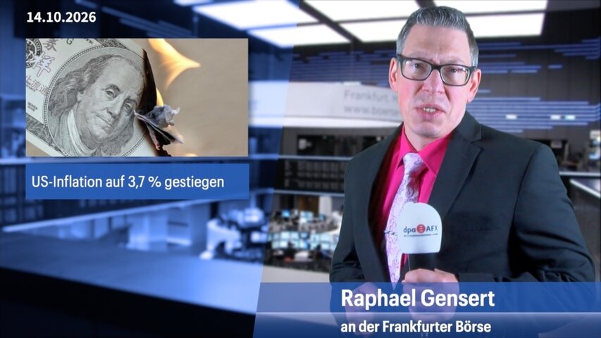 US-Inflation auf 3,7 % gestiegen, Dax unbeeindruckt