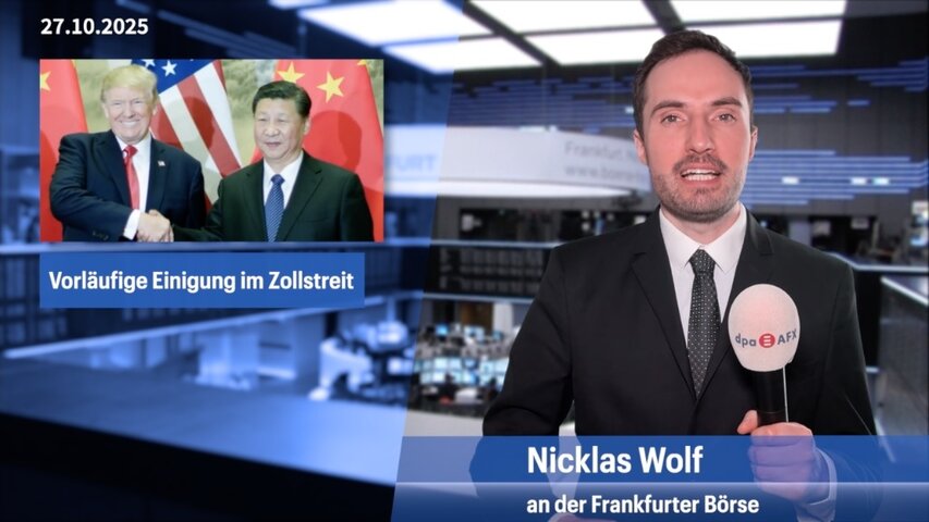 Zollstreit-Entspannung sorgt für Rekorde an der Wall Street - Dax lahmt