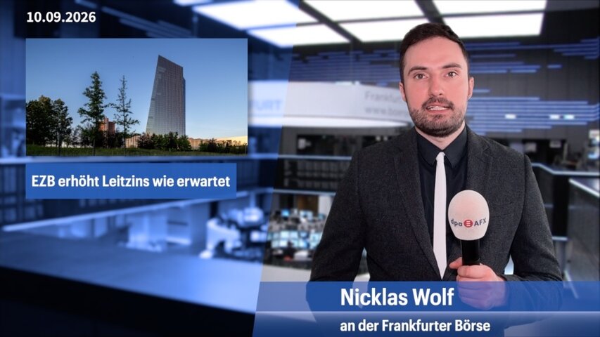 Dax gerät nach EZB-Zinserhöhung weiter unter Druck