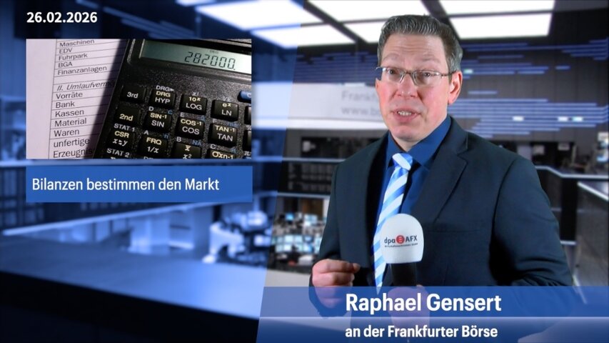 Tag voller Bilanzen, Dax im Plus