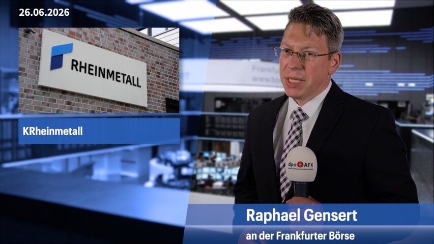 Kurssturz bei Rheinmetall zieht Dax mit runter