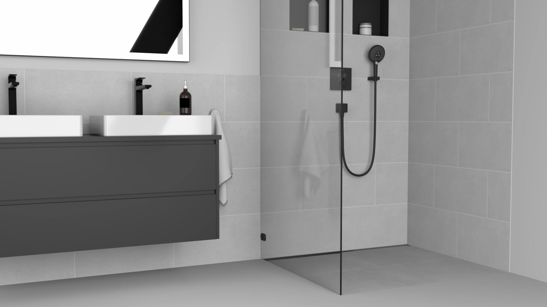 Filtro Doccia Capelli In Acciaio Inox - Scarico A Pavimento 20x10 Cm Nero Per Bagno, Cucina E Balcone - Foto 12