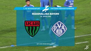 1. FC Schweinfurt 1905 - SV Viktoria Aschaffenburg