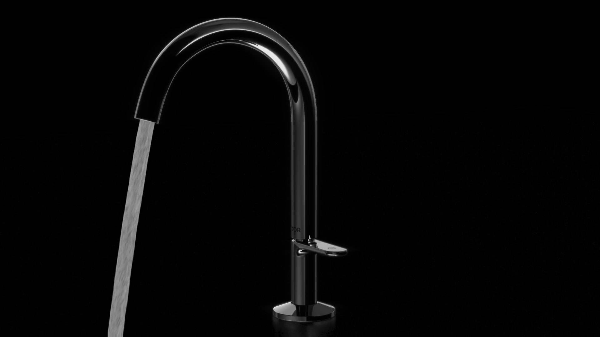 Hansgrohe ハンドシャワー Axor One 75 ブラッククローム Hansgrohe ハンドシャワー Axor One 75 ブラッククローム