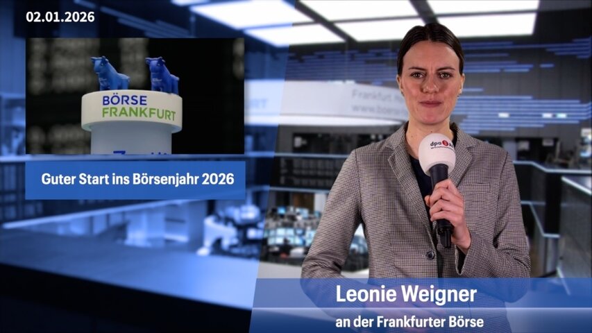 Dax startet höher ins neue Börsenjahr