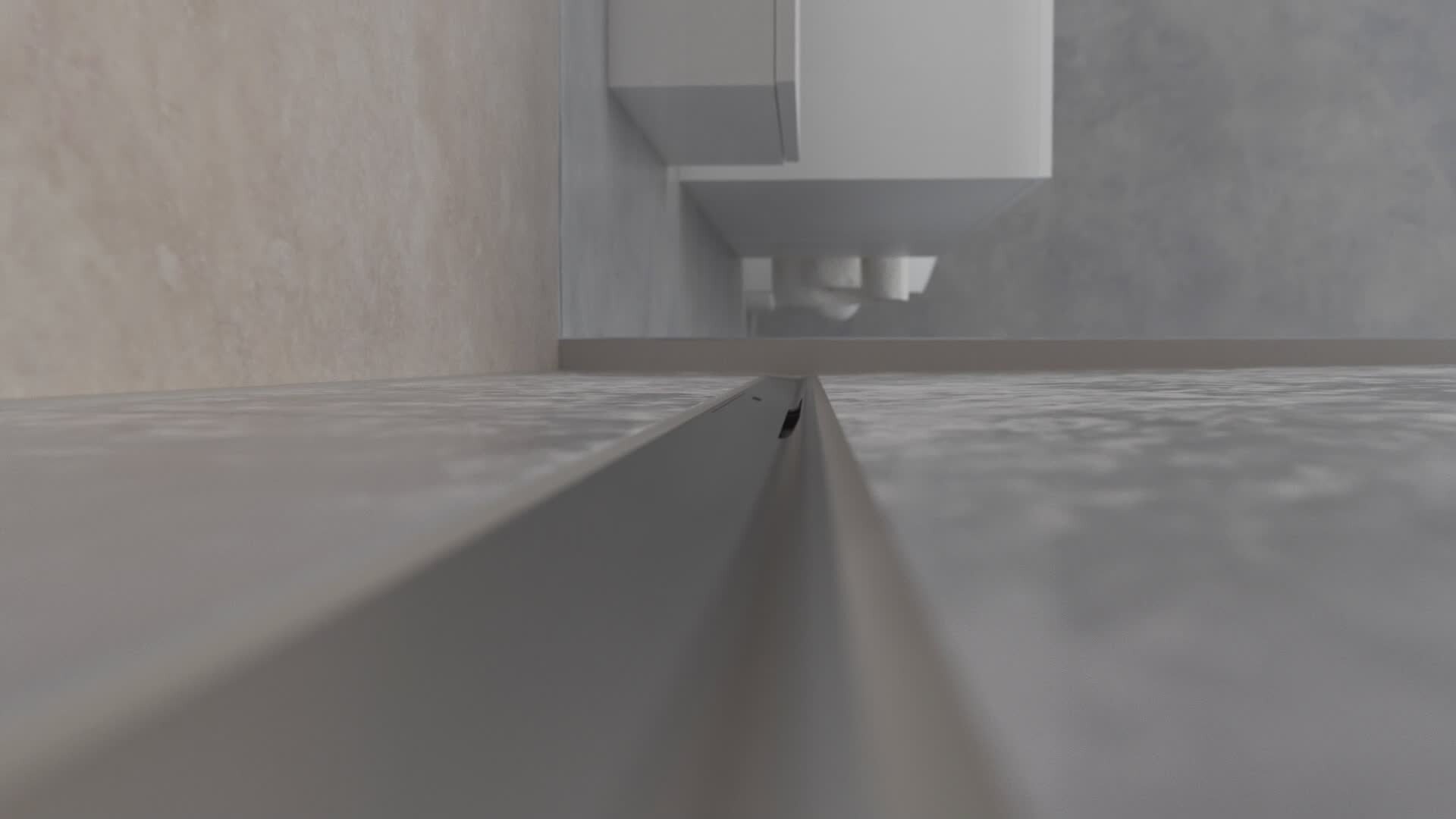 VBChome Douchegoot, zwart, 80 cm, roestvrij staal, dubbelzijdige afvoer, vloerafvoer, zelfreinigende sifon met geurstop voor badkamer, doucheafvoer, zeer plat, complete set
