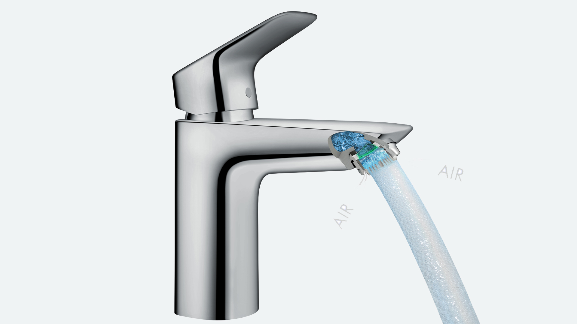 hansgrohe Metris メトリス シングルレバー洗面混合水栓110 クール