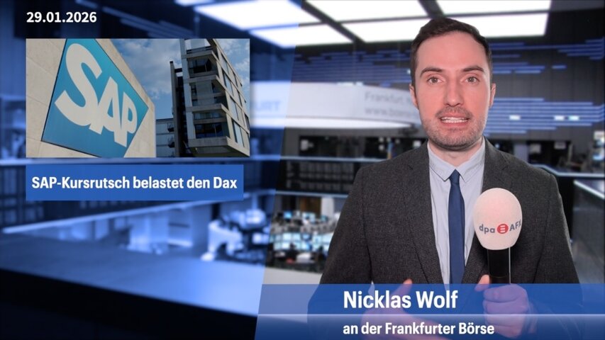 Kursrutsch bei SAP bremst den Dax aus