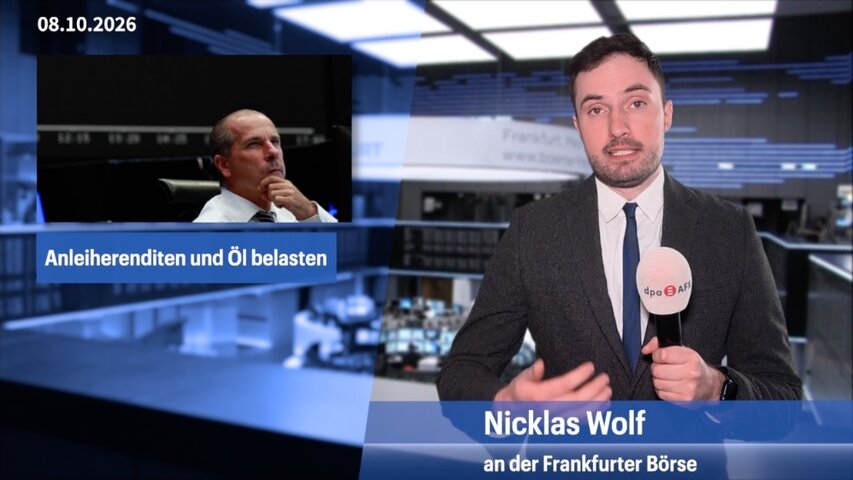 Dax rutscht unter 25.000 Punkte - Anleiherenditen und Ölpreise belasten