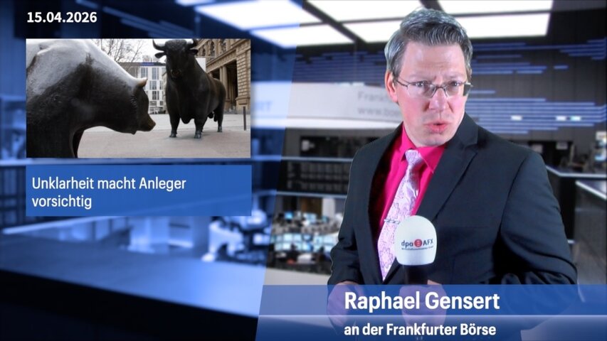 Unsicherheit an der Börse, Rheinmetall-Aktien ziehen wieder an