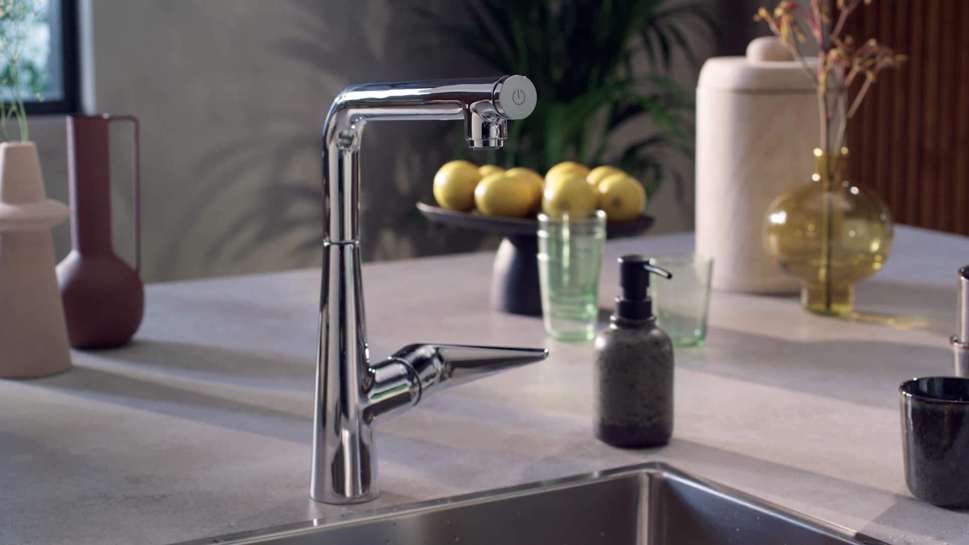 hansgrohe タリス S シングルレバーキッチン混合水栓 Hansgrohe キッチン水栓 72813800 タリス S シングルレバー