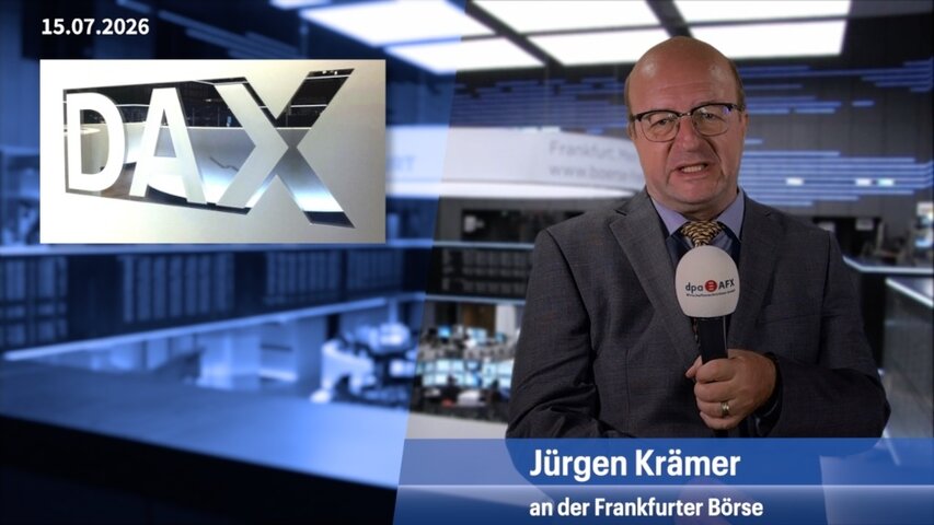 Dax fällt unter 25.000 Punkte
