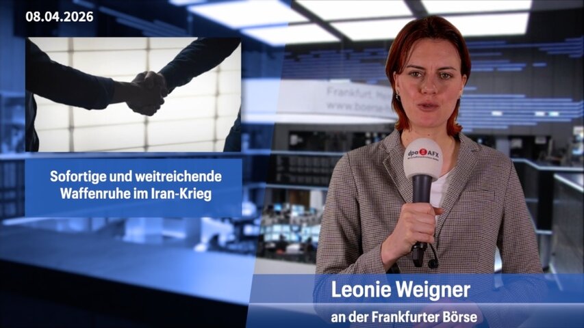 Kurssprung erwartet nach Waffenruhe im Iran