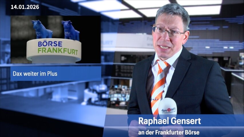 Handelsdaten aus China schieben Dax an, Bayer und RWE stark