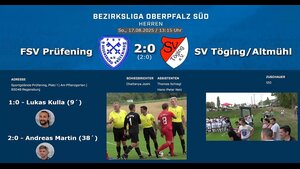 FSV Prüfening - SV Töging/Altmühl