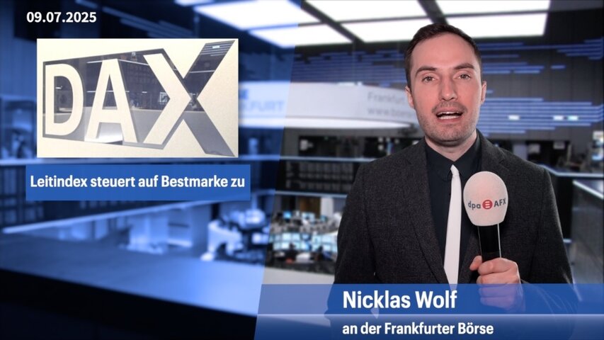 Dax auf dem Weg zur Bestmarke - Anleger wollen US-Zollpolitik entgehen