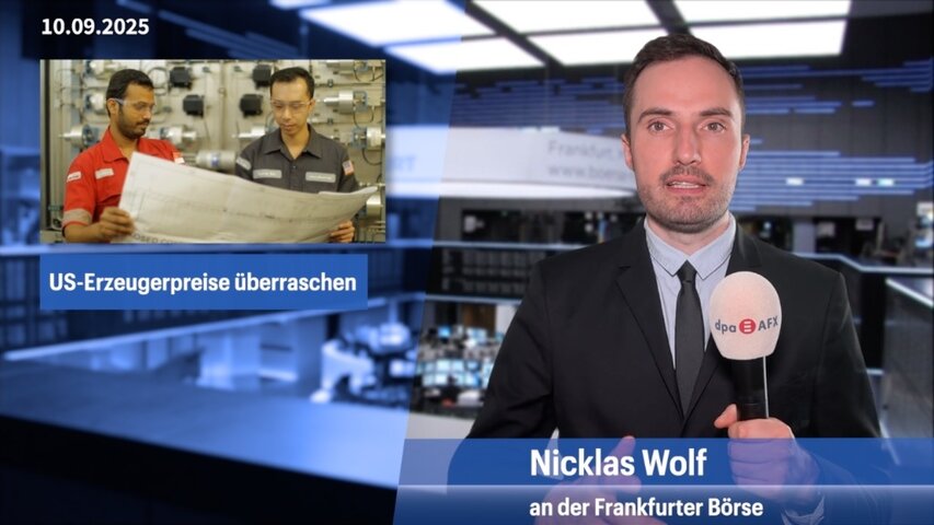 Dax gibt Gewinne wieder ab - Preisdaten aus den USA stützen Zinshoffnung