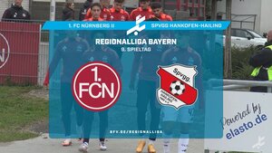 1. FC Nürnberg II - SpVgg Hankofen-Hailing