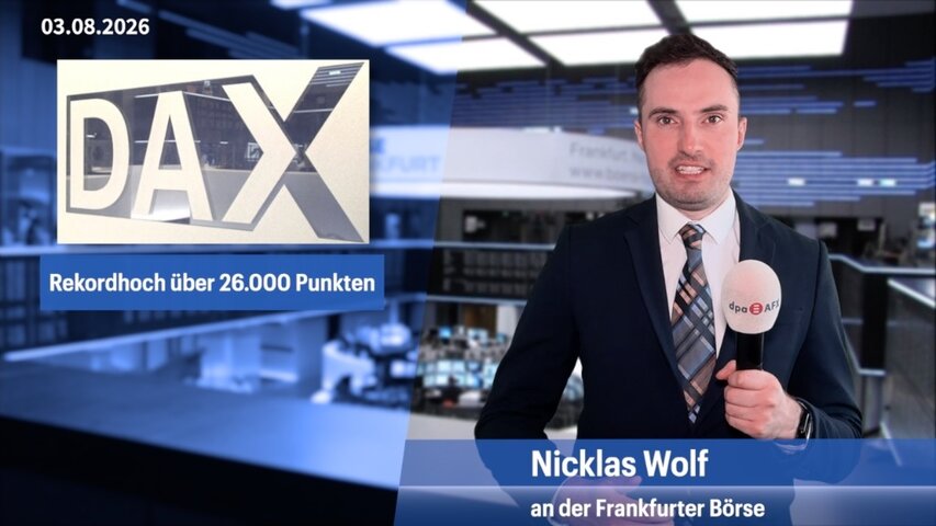 Dax steigt erstmals über 26.000 Punkte - Nahost-Hoffnung und Berichtssaison