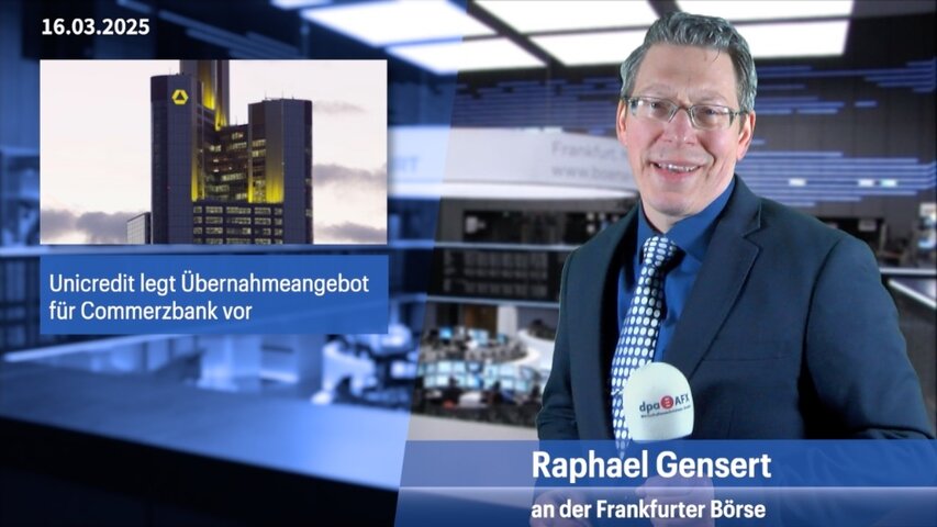 Commerzbank-Aktien nach Übernahmeangebot an Dax-Spitze