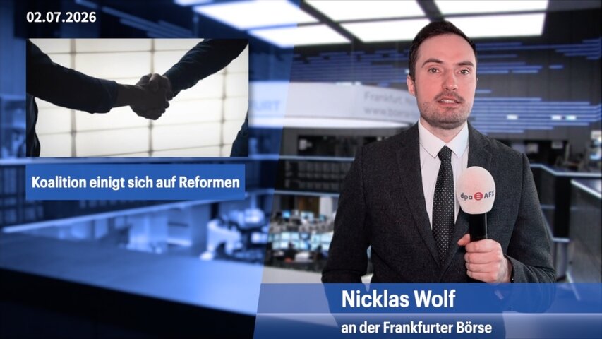 Dax könnte sich über 25.000 Punkten festsetzen - Koalition beschließt Reformen