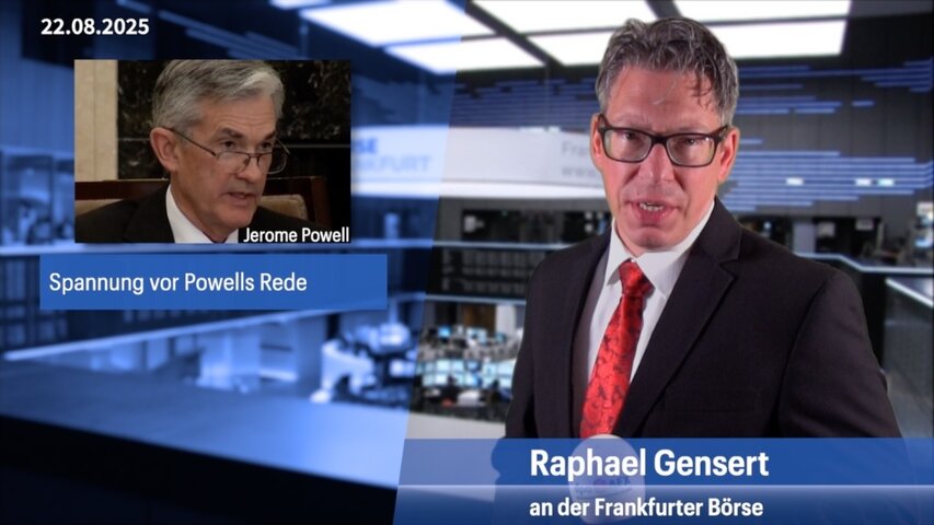 Spannung vor Rede von Jerome Powell, Rüstungs-Aktien erholen sich weiter