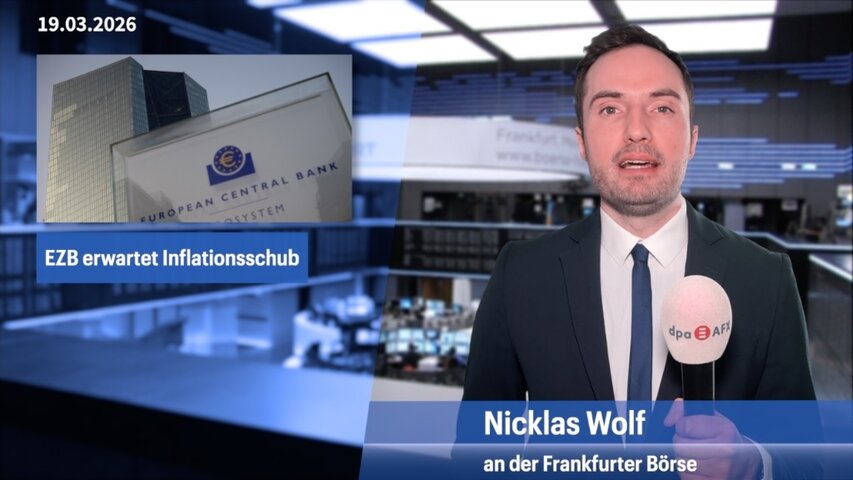 Dax bricht wegen Konjunktursorgen ein - EZB sieht Inflationsrisiken