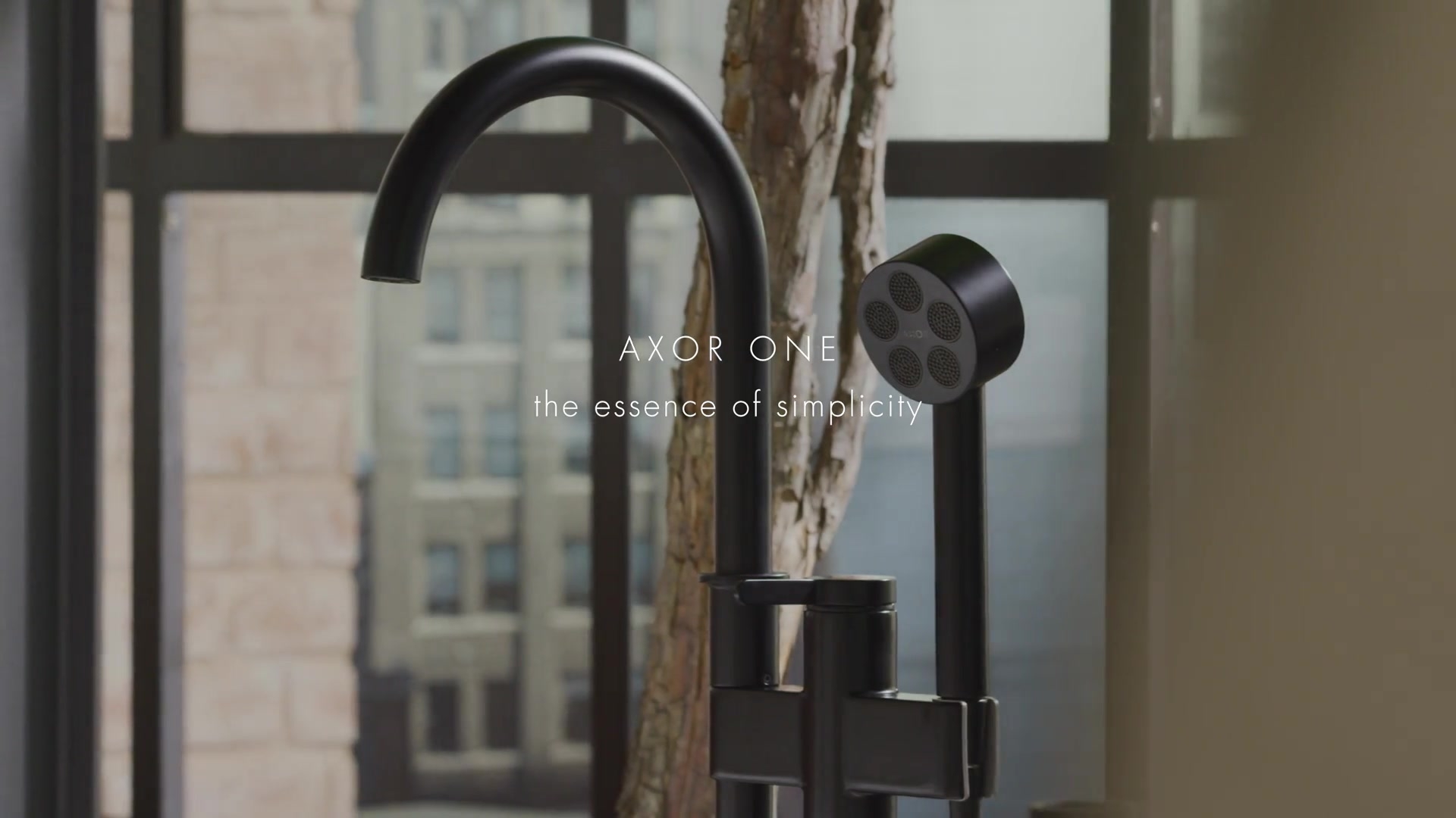 Hansgrohe ハンドシャワー Axor One 75 ブラッククローム Hansgrohe ハンドシャワー Axor One 75 ブラッククローム