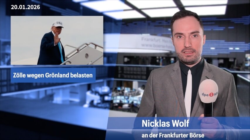 Keine Erholung im Dax in Sicht - Grönland und Strafzölle weiter im Fokus