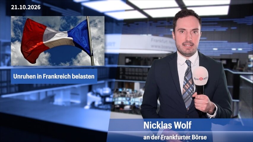 Dax legt leicht zu - KI-Erholung versus Frankreich-Sorgen