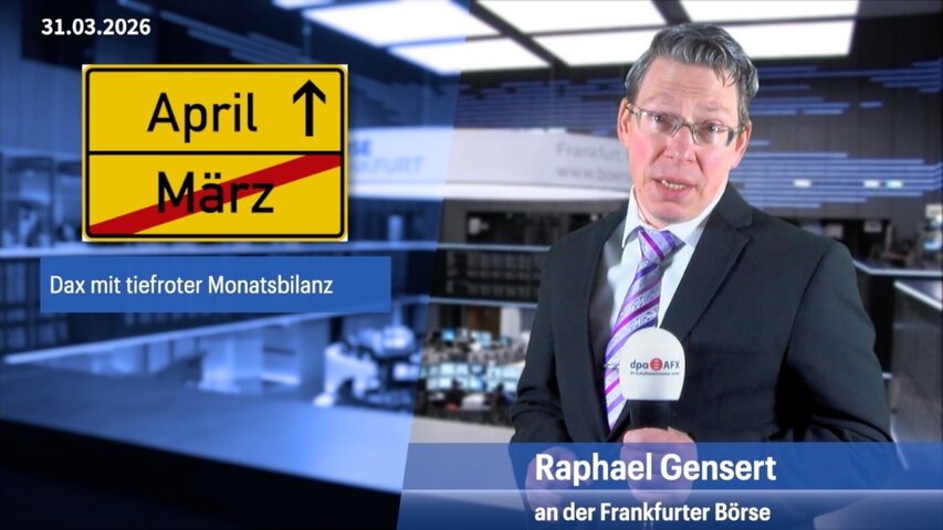 Tiefrote Monatsbilanz für den Dax