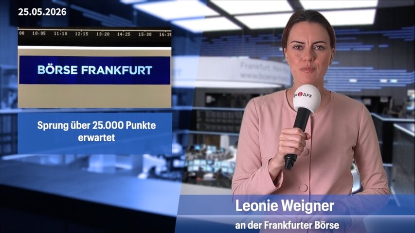 Dax vor Sprung über 25.000 Punkte