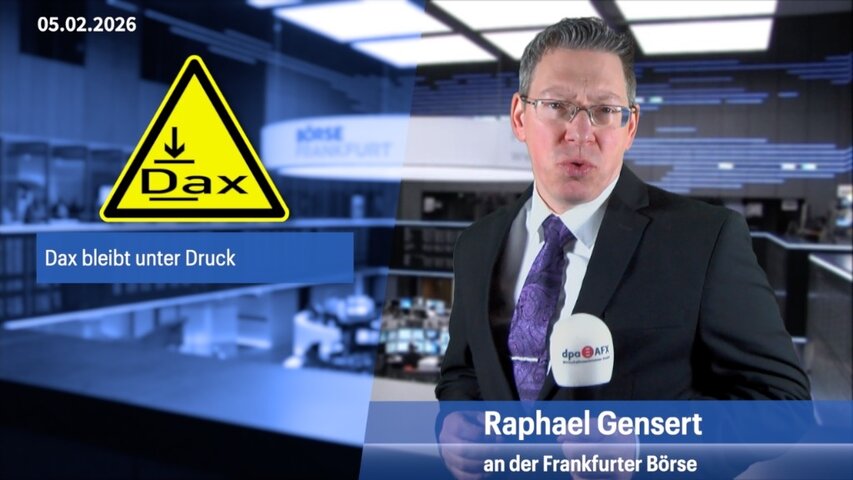 Dax bleibt unter Druck, Rheinmetall auf Tief seit Jahresbeginn gefallen