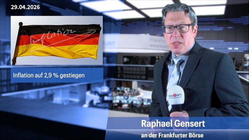 Inflation auf 2,9 % gestiegen, Adidas überrascht mit Bilanz