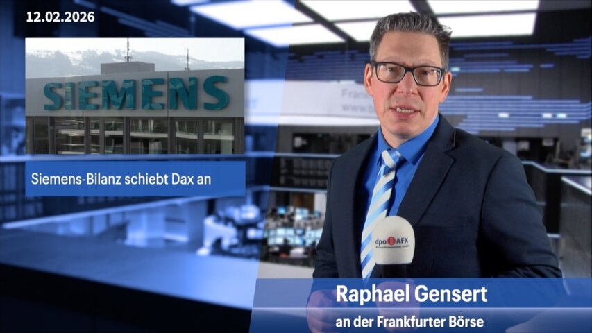 Starke Siemens-Prognose treibt Dax an, auch Dow Jones wieder im Plus