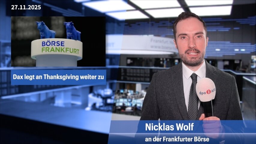 Dax legt ein Stück weiter zu - Thanksgiving-Rally nach November-Blues