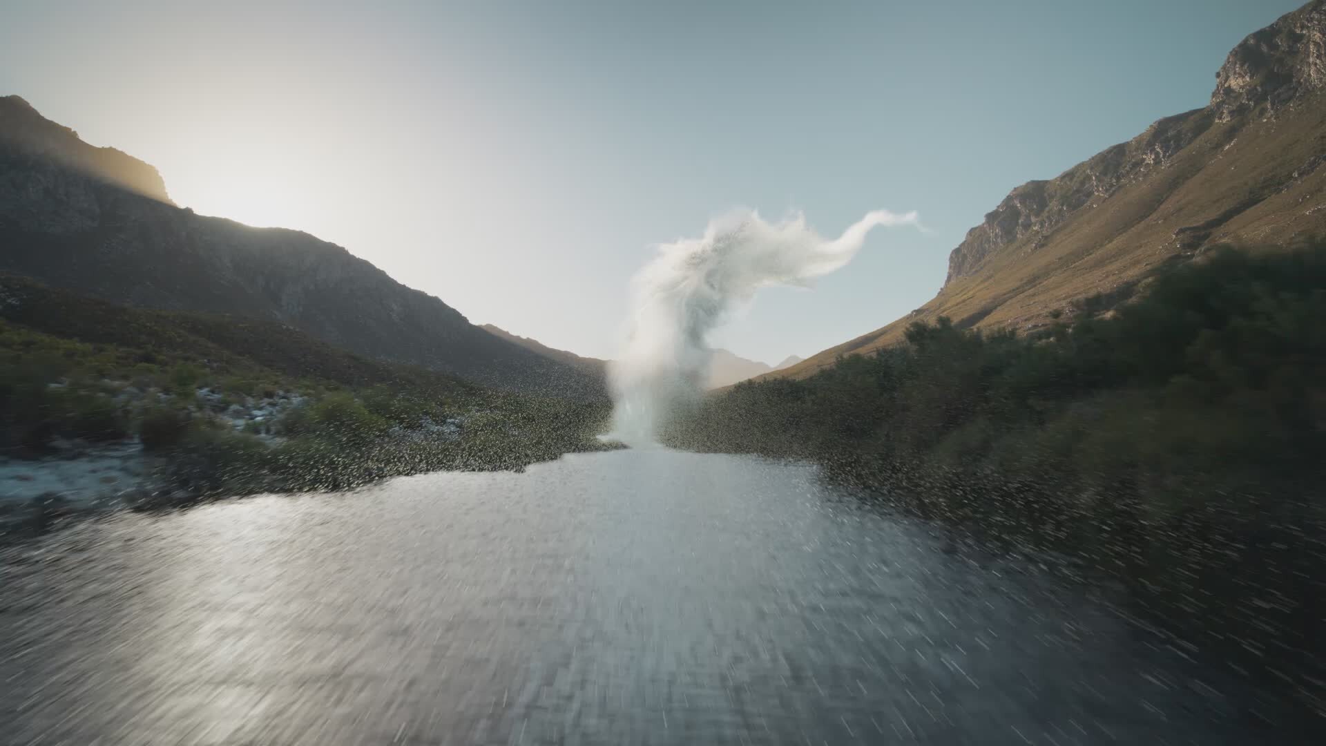 Guiding water