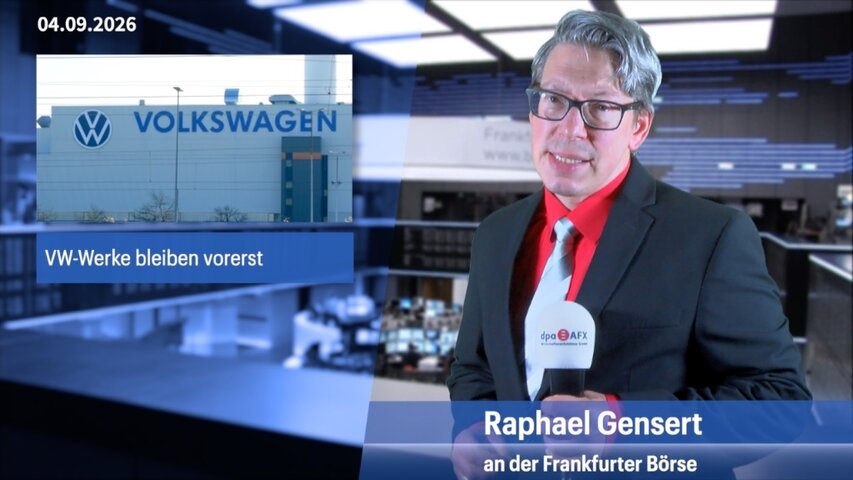 Volkswagen hält erstmal an deutschen Werken fest, Dax mit Wochenverlust