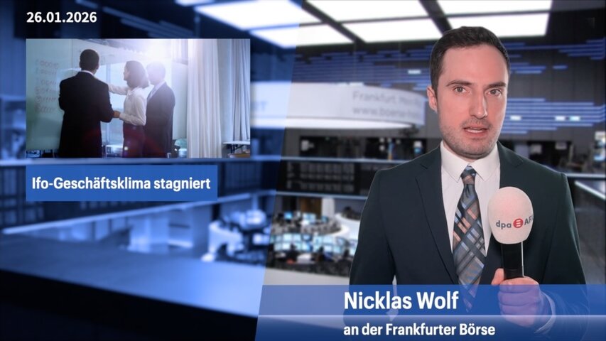 Dax leicht im Plus - Ifo-Geschäftsklima enttäuscht
