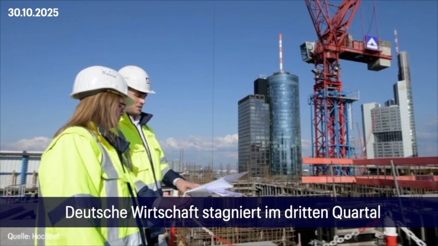 60 Sekunden Wirtschaft am 30.10.2025