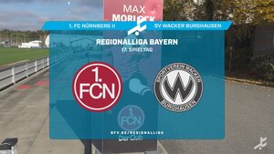 1. FC Nürnberg II - SV Wacker Burghausen