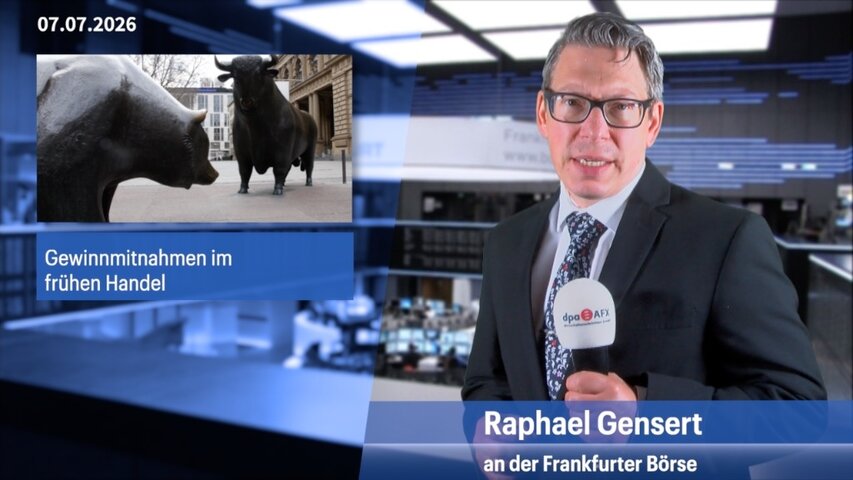 Abkühlung an der Börse: Dax gibt etwas nach
