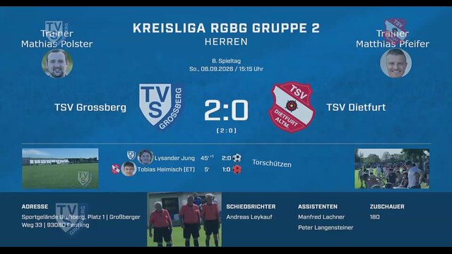 TSV Grossberg - TSV Dietfurt