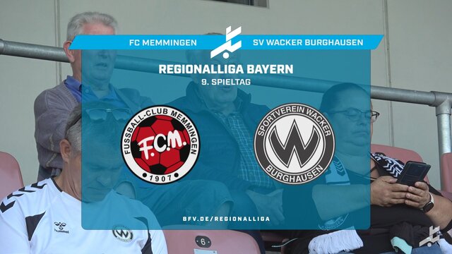 FC Memmingen - SV Wacker Burghausen