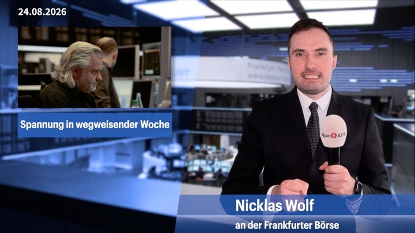 Dax hält sich über 26.000 Punkten - Beginn einer wegweisenden Woche
