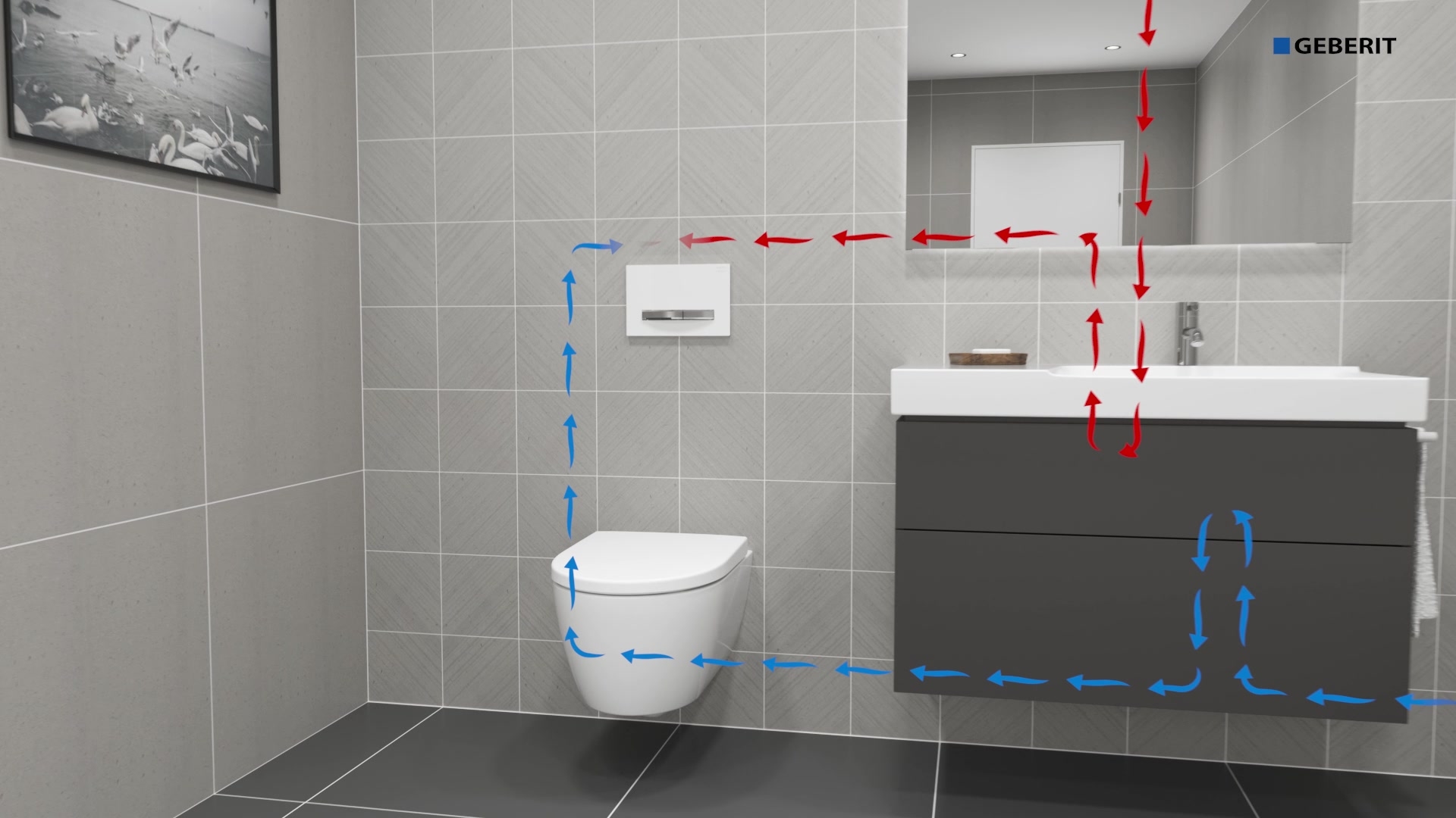 Geberit Unterputzspülkasten mit HS30 / HS50 Hygienespülung | geberit.de