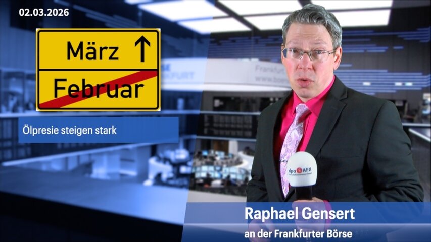 Gestiegene Ölpreise belasten die Aktienmärkte, Dax tiefrot