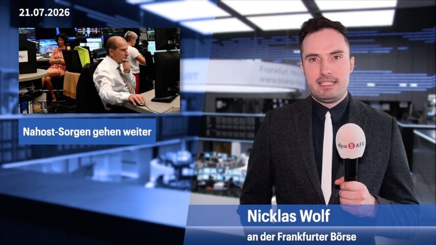 ZEW-Index stützt den Dax - Weiter Sorgen mit Blick nach Nahost