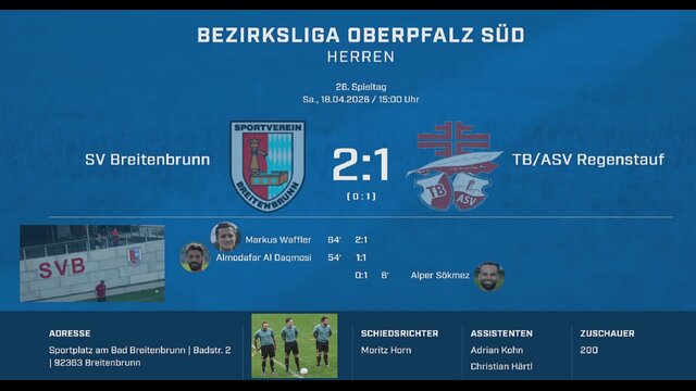 SV Breitenbrunn - TB/ASV Regenstauf